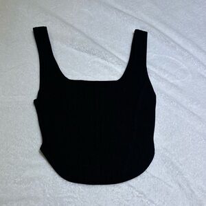 Babaton - Black Cropped Tank